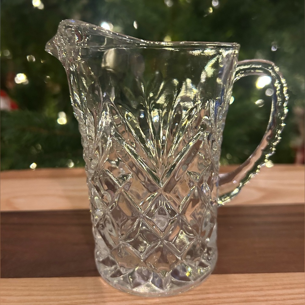 3/$30✨🍁 Vintage Anchor Hocking Wexford Syrup & Cream Pitcher 🍁1960/1970